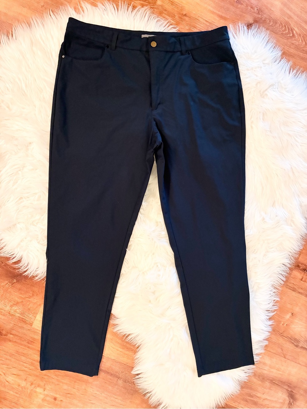 VRST Limitless Athletic 5 Pocket Chino Pants Navy Blue 40 x 31 1/2” MAX200401
